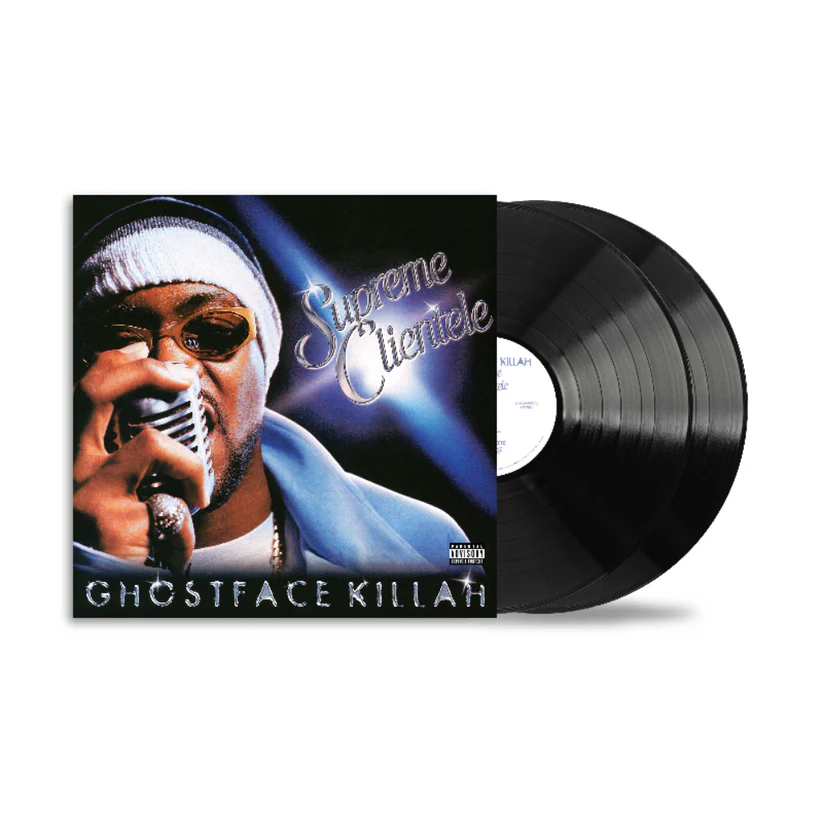 Découvrez "Supreme Clientele" de Ghostface Killah en double LP noir gatefold à l'occasion du 30ème anniversaire de cet album acclamé par la critique. "Supreme Clientele" contient des titres emblématiques tels que "One", "Ghost Deini", "Mighty Healthy" et "Cherchez LaGhost".