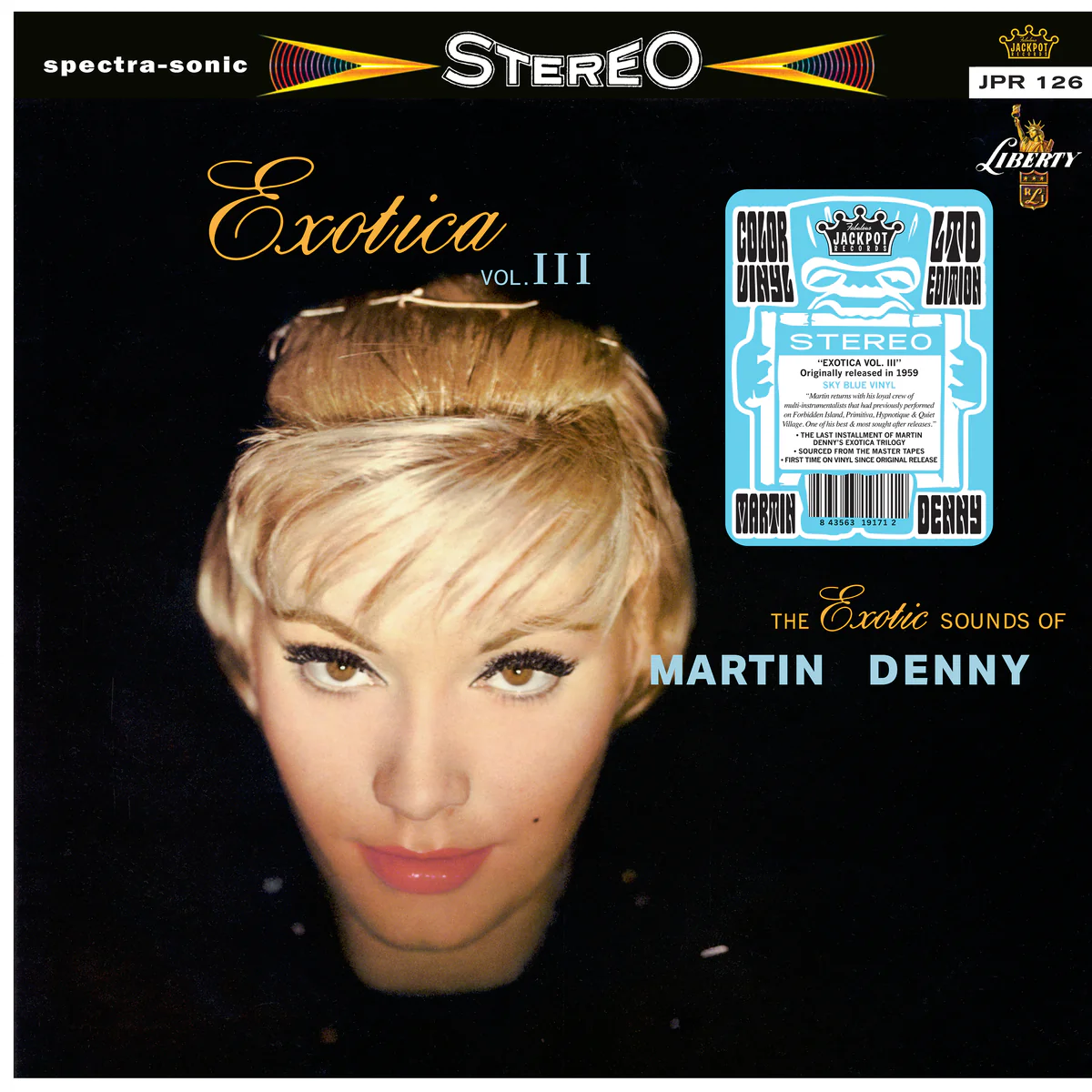 MARTIN DENNY - EXOTICA VOL.III (SKY BLUE VINYL)