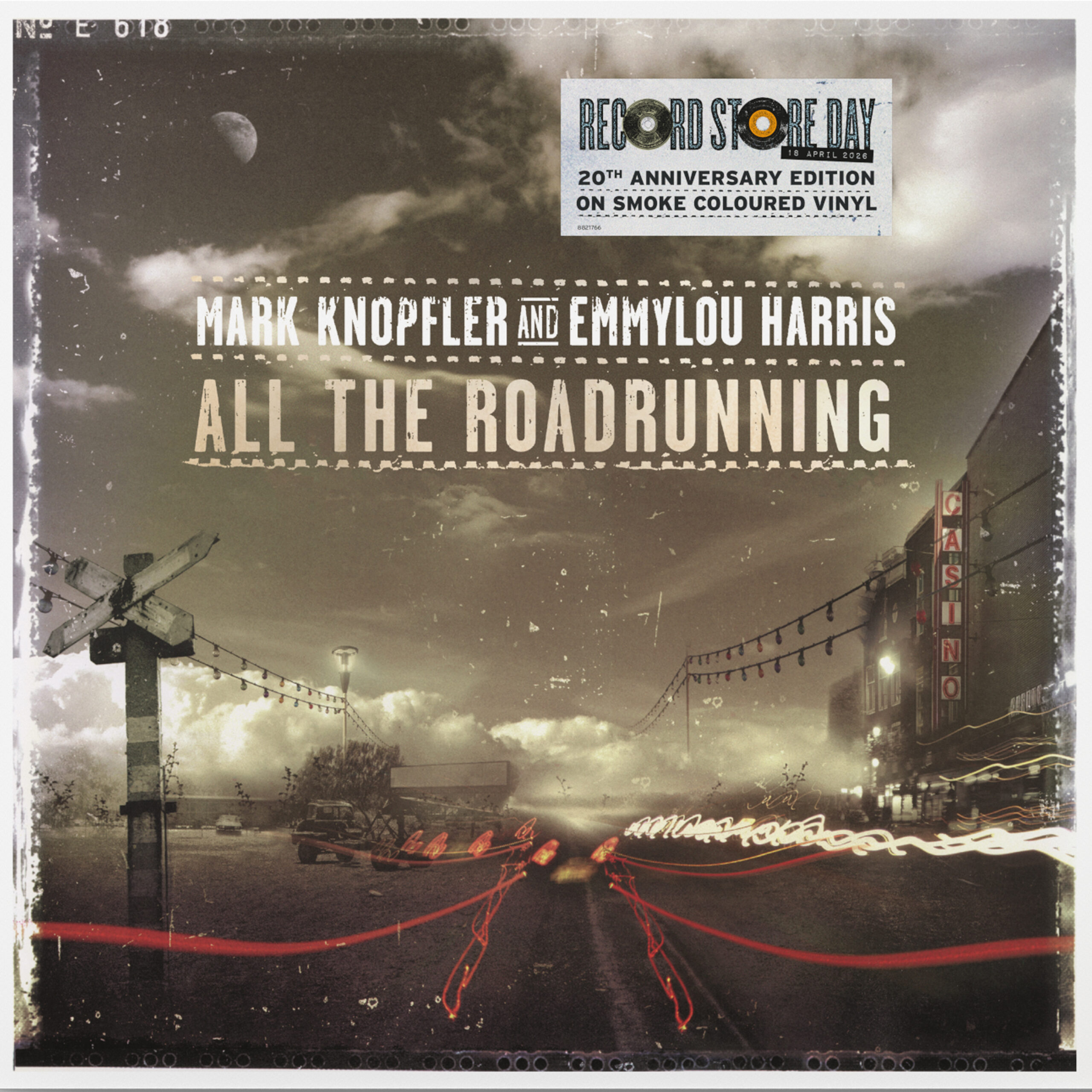 L’album « All The Roadrunning » de Mark Knopfler et Emmylou Harris est réédité en vinyle couleur pour le Record Store Day. C’est la première fois que l’album sort en vinyle en dehors des États-Unis. « All The Roadrunning » est un véritable trésor de duos enregistrés sur une période de sept ans. L’album est sorti en 2006 et a été un succès, atteignant le top 10 au Royaume-Uni et le numéro 1 dans plusieurs pays européens. Pour célébrer le 20ème anniversaire de sa sortie, l’album de Mark Knopfler et Emmylou Harris, « All The Roadrunning », est réédité en vinyle couleur pour le Record Store Day 2026. Pour la première fois disponible en vinyle.