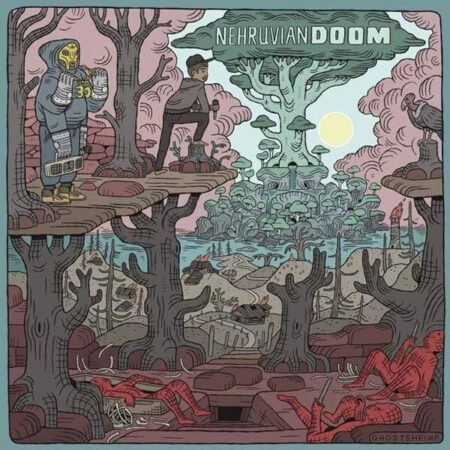 Nehruvian doom est le premier album de Bishop Nehru. Produit par Metal Fingers et avec la participation de MF Doom au chant sur plusieurs morceaux, c'est un album compact de neuf titres d'une durée de 30 minutes. Les mixtapes qui ont fait connaître Bishop Nehru, sorties dès l'âge de 15 ans, l'ont vu rimer sur des instrumentaux produits par DOOM. DOOM a rejoint la lignée des MC qui ont co-signé le jeune rappeur, notamment les paroliers de renom Kendrick Lamar et Nas, qui l'ont présenté sur scène lors de son concert à SXSW comme « l'avenir de la musique ». À seulement 17 ans, Bishop a terminé son premier album pour Lex, un projet collaboratif avec MF Doom.