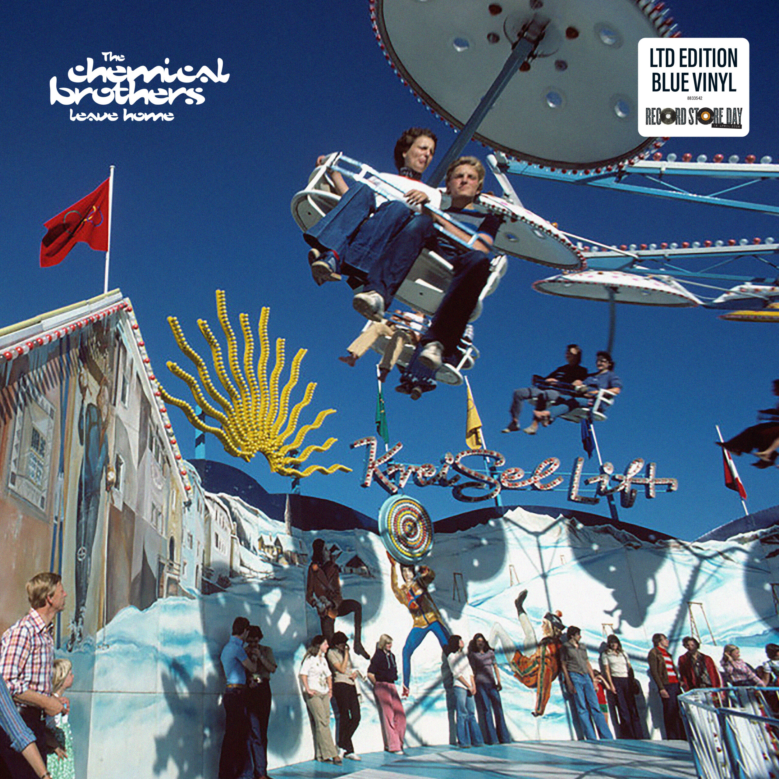 Le single « Leave Home » des Chemical Brothers est sorti en 1995. C’est un morceau important qui a contribué à définir leur premier album, Exit Planet Dust. Ce Maxi disponible pour le Record Store Day 2026, comprend, entre autre la version originale de Leave Home, le remix d’Underworld de Leave Home, ainsi que le remix de Life Is Sweet de Daft Punk.