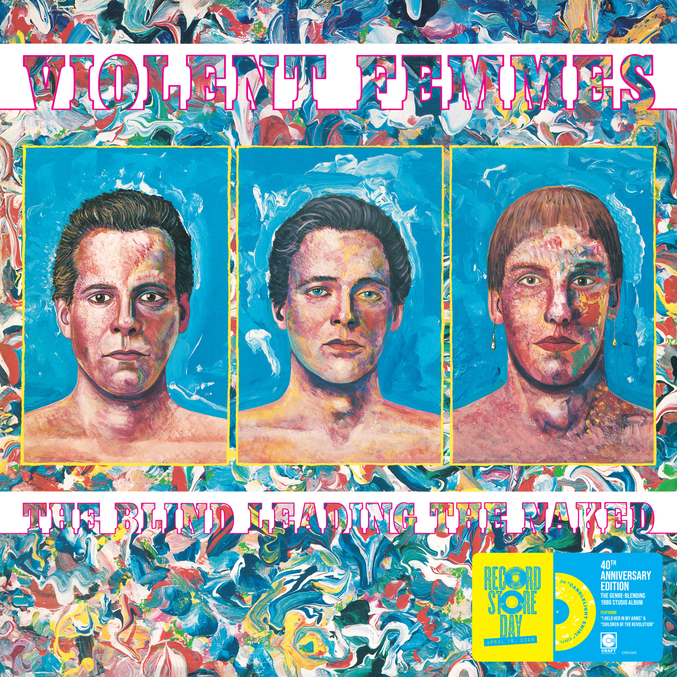 Édition limitée pour les 40 ans de « The Blind Leading The Naked » des Violent Femmes, réédition tant attendue de leur troisième album, introuvable depuis des années. Ce vinyle candlelight swirl inclut des titres cultes comme « I Held Her In My Arms », « Old Mother Reagan », ainsi qu’une reprise mythique de « Children Of the Revolution » de T-Rex. Un incontournable pour les fans, enfin disponible dans une version collector. Tirage limité.
