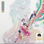 Les deux pochettes forment une illustration continue opposant les filles aux garçons. Pochette exclusive réalisée par Marion Bordeyne (l’une des conceptrices visuelles responsables du look des Saja Boys et Huntr/x). Les pochettes auront un effet encre UV. Photocards 3 sur 12 plus une photocard holographique bonus 2 sur 12. Poster dépliant. Feuille d’autocollants. Vinyle exclusif en mélange de couleurs.