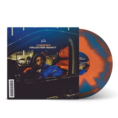 CURRENSY - COLLECTION AGENCY/ORANGE AND BLUE VINYL - LP