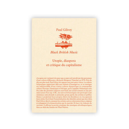 Dans ce court texte accessible, l'historien et sociologue Paul Gilroy, développe sa théorie des diasporas appliquée aux champs des musiques populaires. Des premiers imports afro-américains aux relations entre soul et panafricanisme, des rencontres interraciales sur le dancefloor à l'explosion des soundsystems, du futurisme de Parliament Funkadelic au reggae-pop de Bob Marley, en passant par le rap britannique, Paul Gilroy ancre l'histoire des musiques populaires dans l'antiracisme et l'invention d'une conscience collective noire. Il fait ainsi résonner jusqu'à nous la portée utopique des musiques afrodiasporiques : dépasser la perspective étroite de l'État-nation.