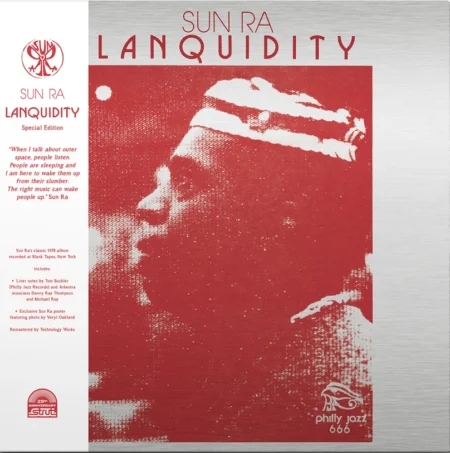 Sorti à l'origine en 1978 sur Philly Jazz, « Lanquidity » a été enregistré en une nuit au studio Blank Tapes de Bob Bank le 17 juillet 1978, à la suite d'une prestation à l'émission Saturday Night Live. “La plupart des critiques ont estimé qu'il s'agissait plutôt d'un disque inspiré par la fusion.Comme son nom l'indique, l'album est liquide et langoureux. Musicalement, c'était très ad hoc et très libre. Il y avait des diagrammes de cuivres mais la plupart des morceaux sont nés de jams improvisés. Sun Ra n'en faisait qu'à sa tête.” explique Michael Ray.
