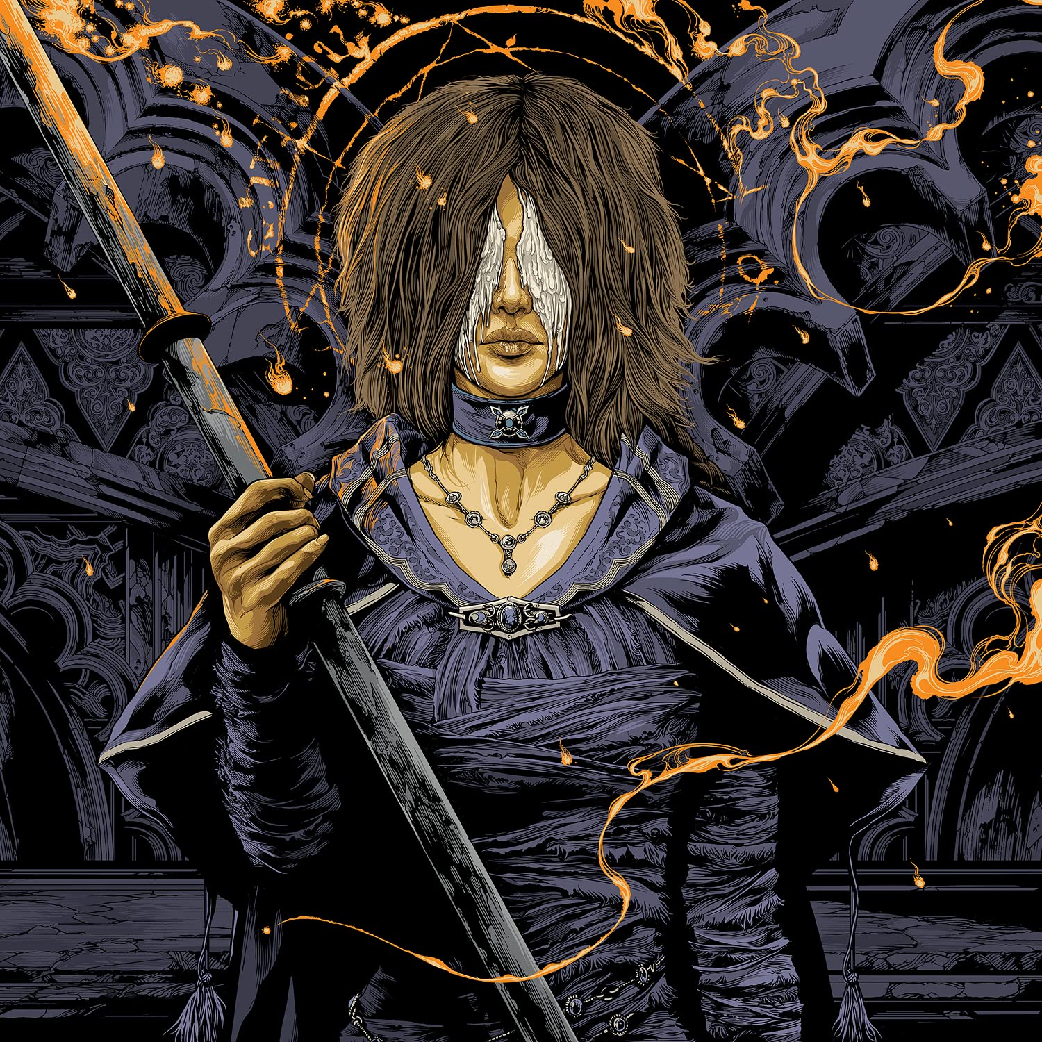 Les équipes Milan Records/Sony Music Masterworks sont heureuses d'annoncer la sortie dans une superbe édition double vinyle couleur de la bande originale du jeu vidéo désormais culte DEMON'S SOULS.