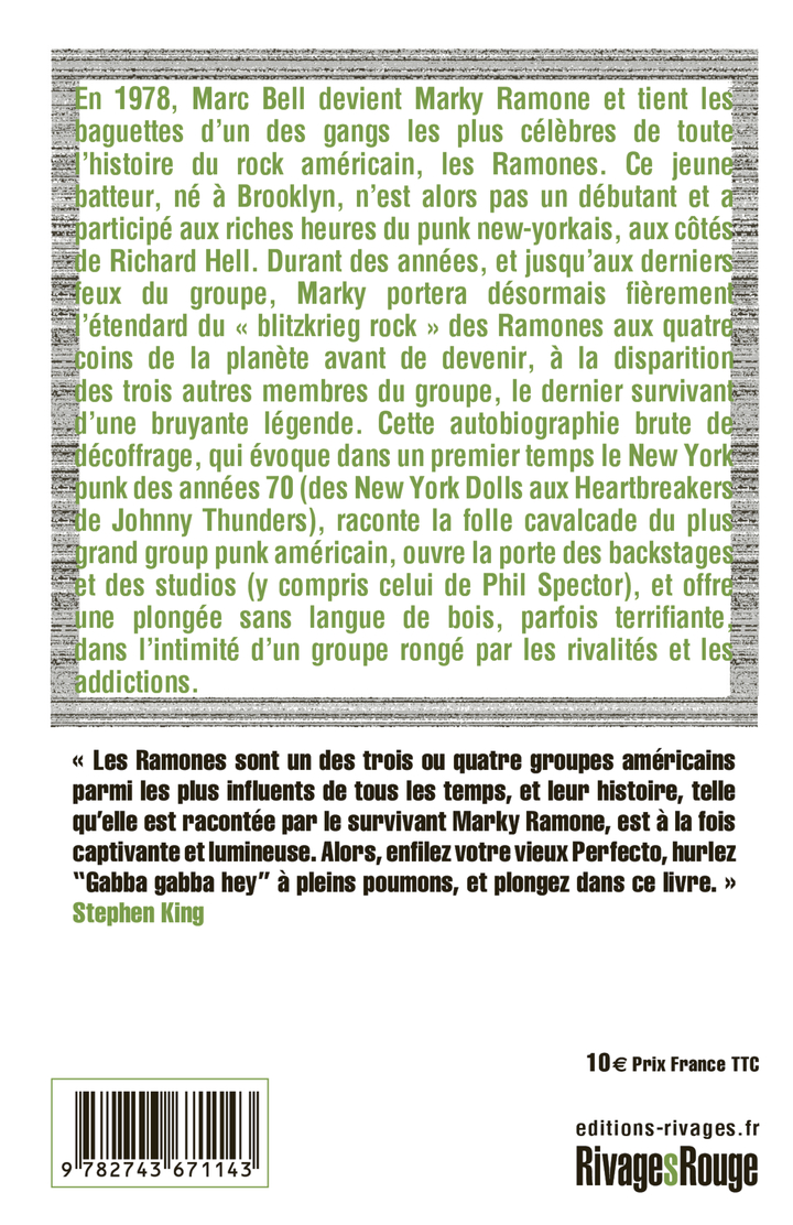 Une fresque du punk new-yorkais par le batteur d'un des grands groupes cultes de l'époque (et encore mythique aujourd'hui ! )