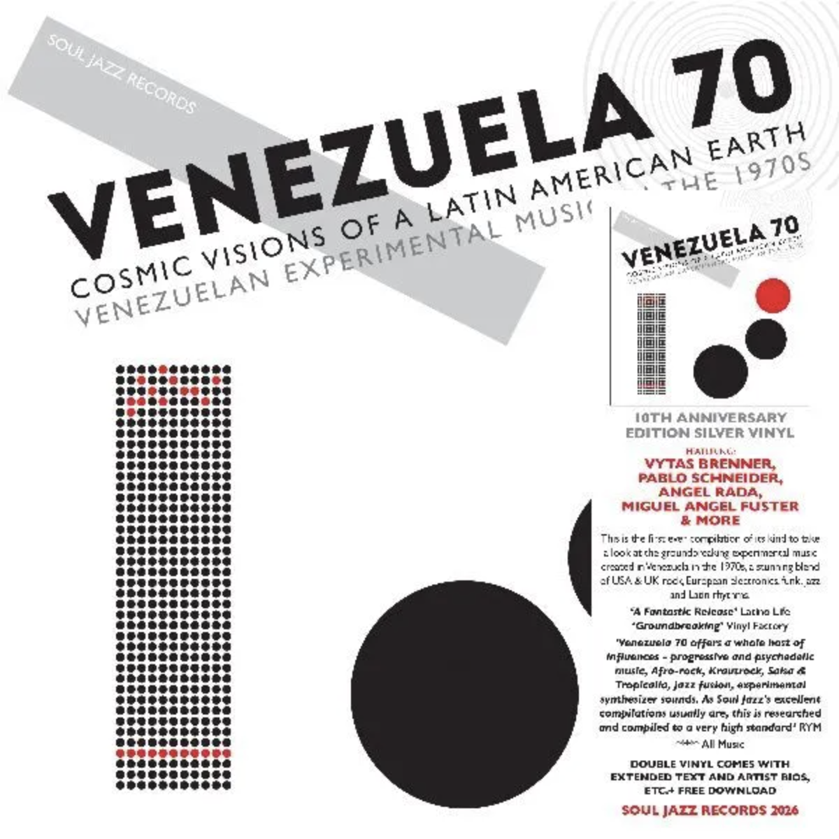 Soul Jazz Records Presents - VENEZUELA 70: Cosmic Visions Of A Latin American Earth – Venezuelan Experimental Rock In The 1970s