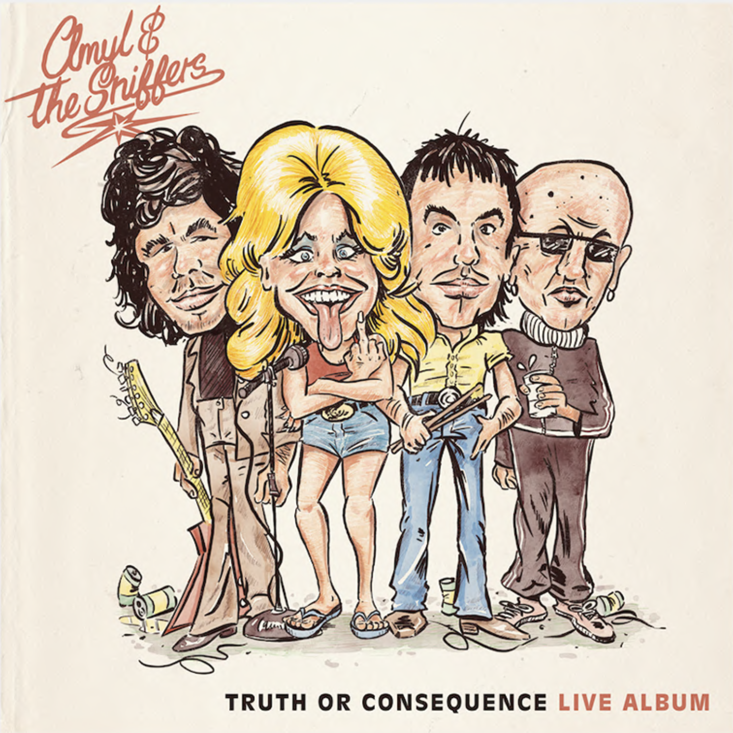 AMYL AND THE SNIFFERS - TRUTH OR CONSEQUENCE LIVE ALBUM