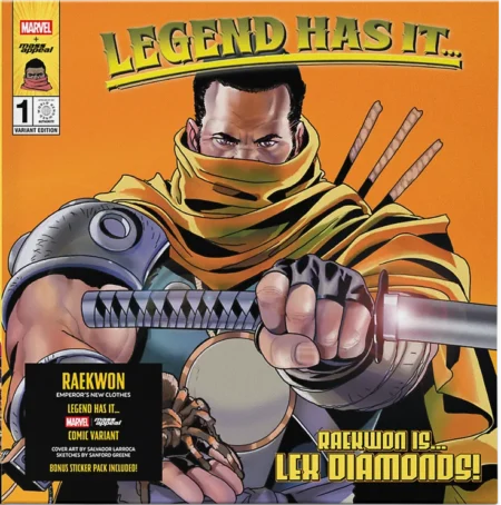 This exclusive variant of The Emperor’s New Clothes reimagines Raekwon’s razor-sharp storytelling through the cinematic lens of acclaimed Marvel artist Salvador Larroca. Known for his dynamic, high-impact visuals, Larroca brings a new dimension to The Chef’s latest body of work, fusing hip-hop royalty with comic book mythology in a cover that feels as powerful as the music inside. Pressed for collectors and fans alike, this limited Marvel Variant Edition is more than an album - it’s a crossover event. Raekwon’s signature grit, luxury, and street wisdom collide with bold, panel-worthy artwork that captures the larger-than-life presence he’s built over decades. Details: Limited Marvel Variant cover illustrated by Salvador Larroca. Premium packaging with high-quality print finish. A must-have for vinyl collectors, comic fans, and Hip Hop devotees. Tracklist: Side A Intro Bear Hill Pomogranite Veterans Only Billionaire Rehab (SKIT) Wild Corsicans 1 Life Barber Shop Bullies (SKIT) Open Doors Side B 600 School The Guy That Plans It Da Heavies Officer Full Beard (SKIT) The Omerta Get Outta Here The Sober Dose Gift (SKIT) Debra Night Wine Mac & Lobster
