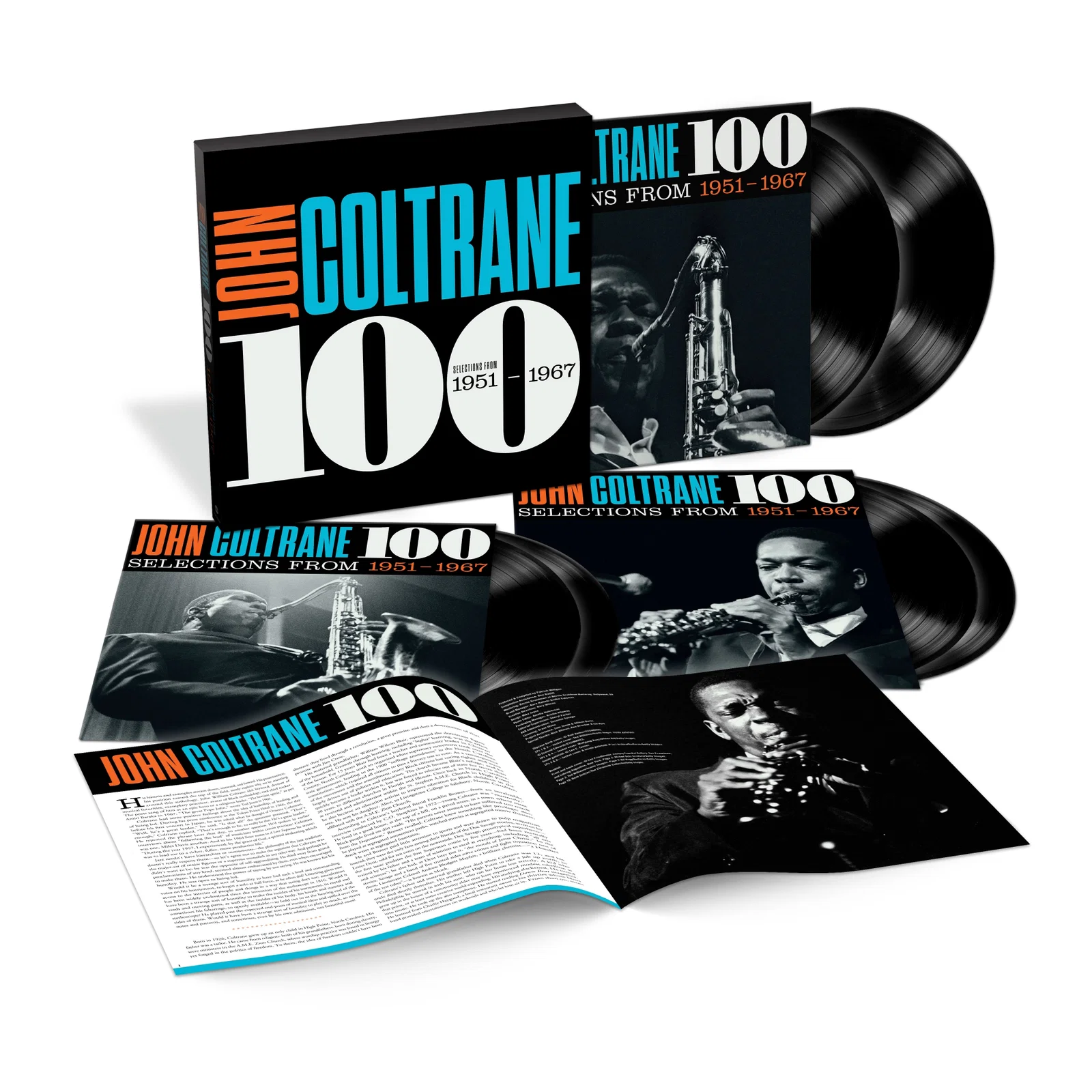 L'édition se compose de six LPs pressés sur vinyle 180 grammes et constitue un impressionnant objet de collection pour les fans dévoués de Coltrane, tout en étant le point de départ idéal pour les nouveaux auditeurs désireux d'explorer son catalogue exceptionnel et son héritage musical durable.